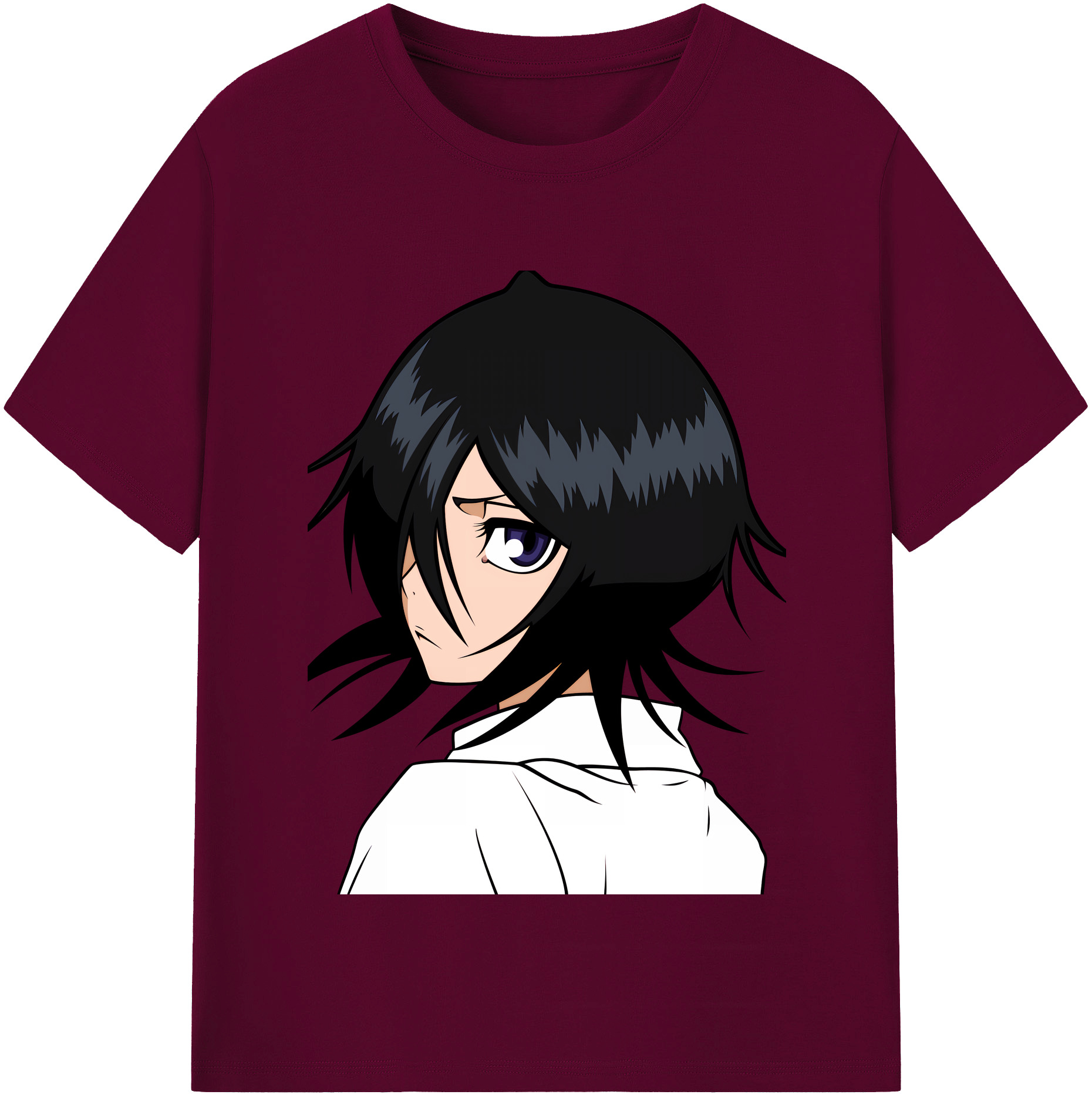 （画像用） ブリーチ 朽木ルキア BLEACH Kuchiki Rukia レディースカジュアルプリントTシャツ（綿100％）
